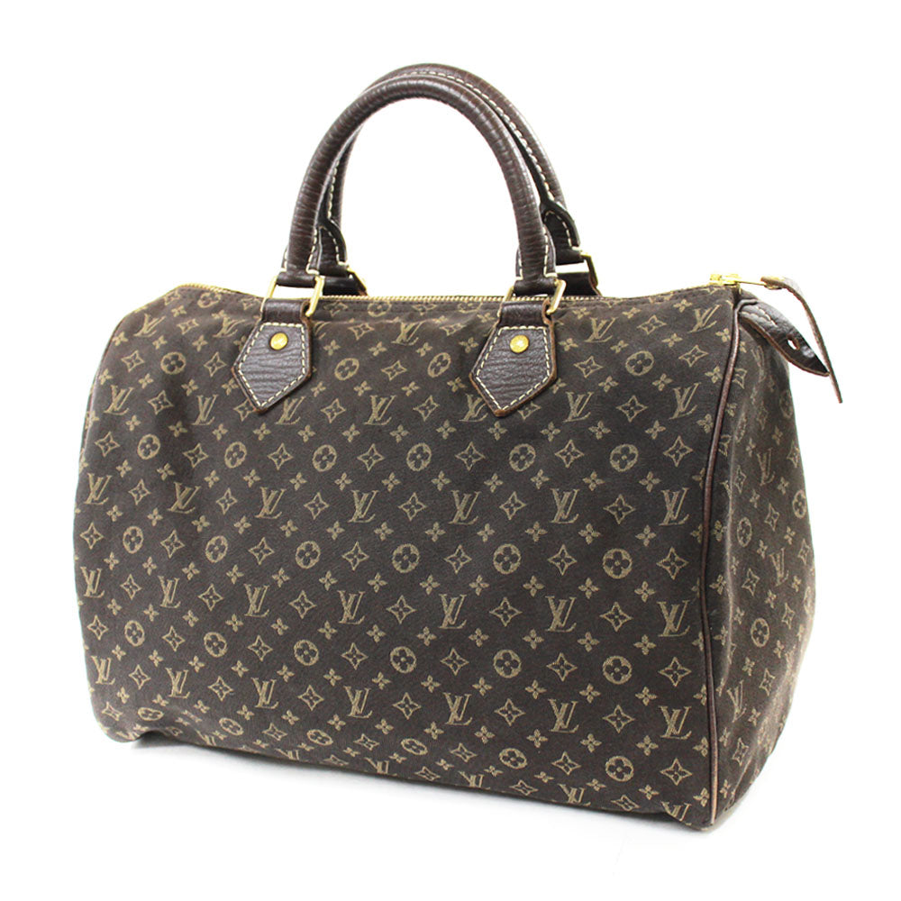 Louis Vuitton Speedy 30 Mini Boston Handbag Ebene Monogram