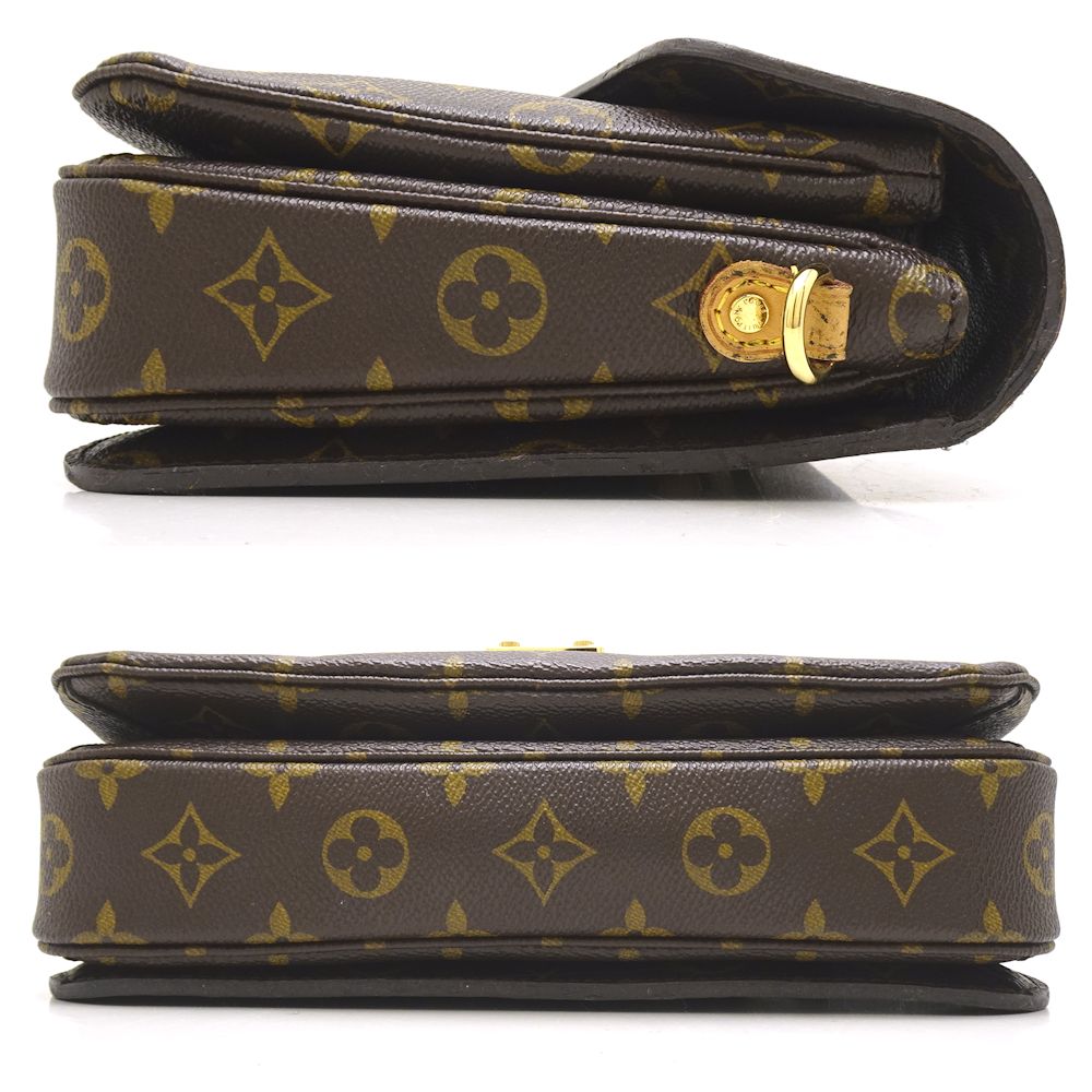 Louis Vuitton Monogram Pochette Metis MM Brown 2WAY Bag