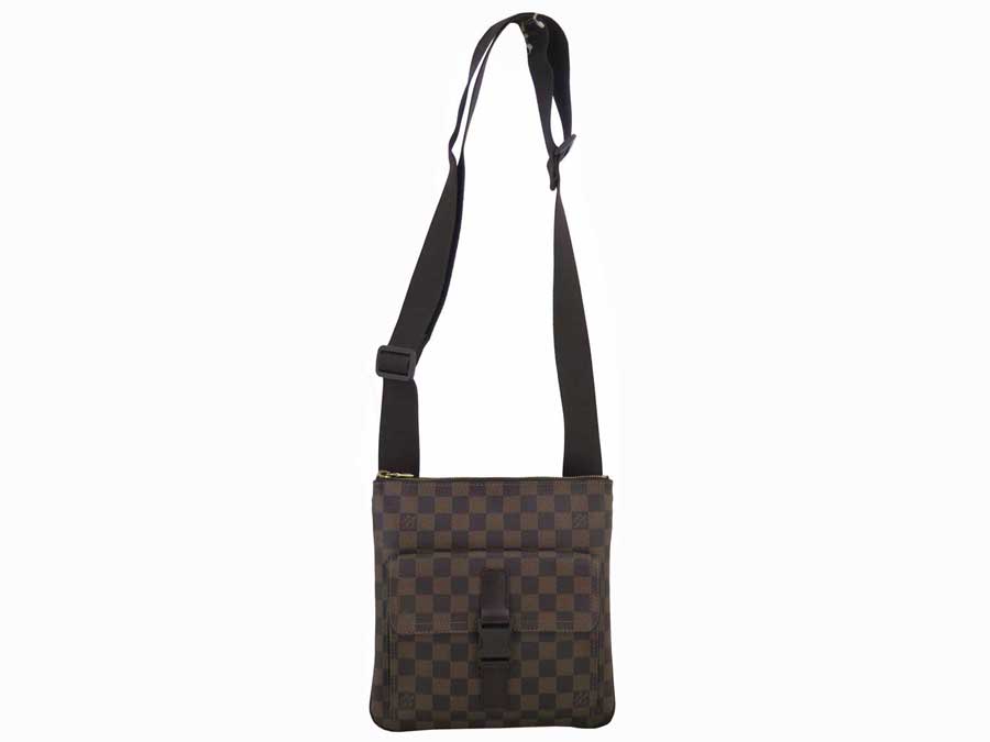 Louis Vuitton Crossbody Damier Pochette Melville Brown