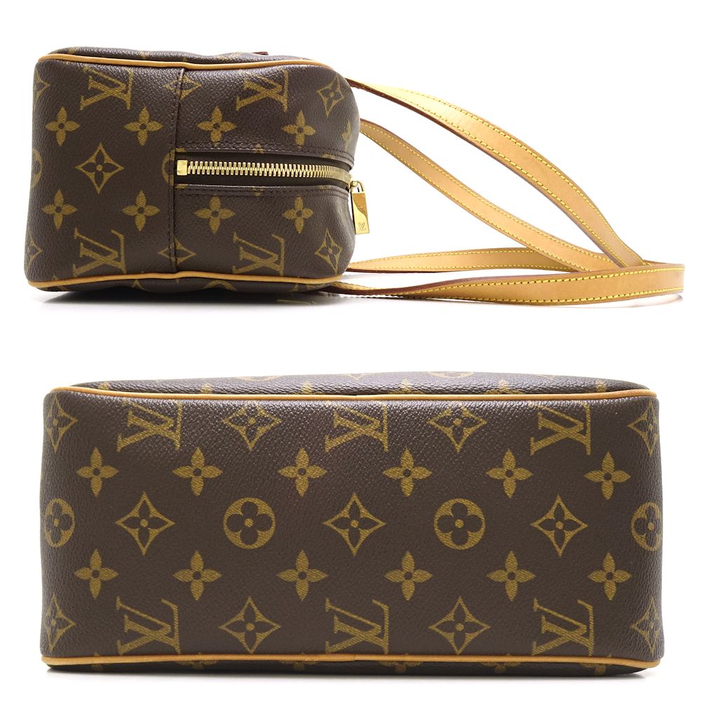 Louis Vuitton Monogram Cite MM Brown Shoulder Bag