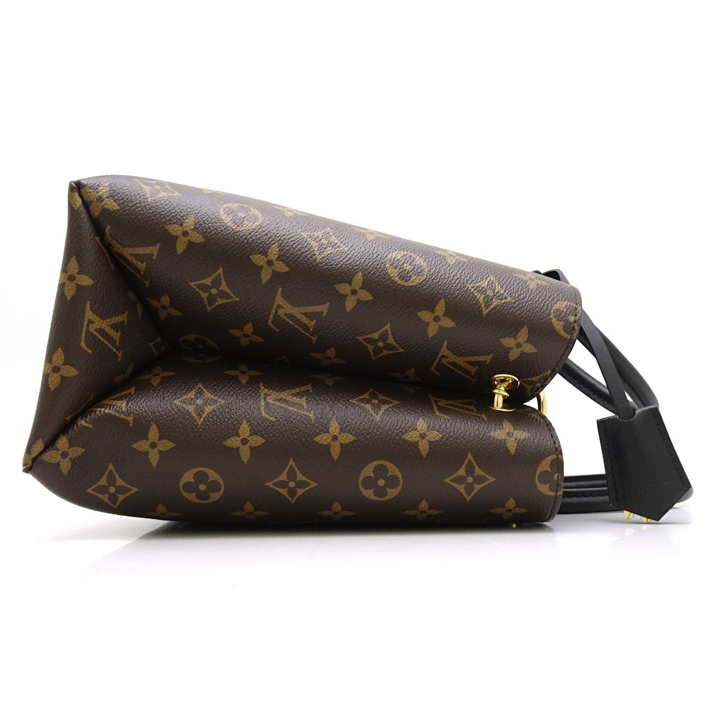 Louis Vuitton Monogram Flower Tote Noir 2WAY Bag
