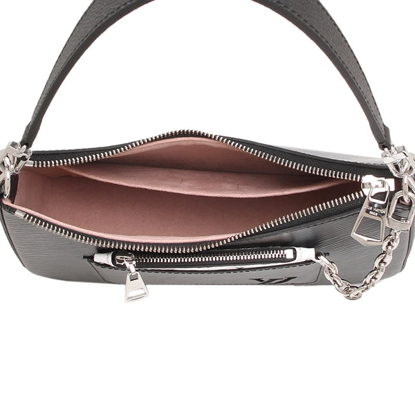 Louis Vuitton Marelle Epi Leather Shoulder Bag Black