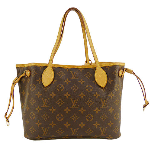 Louis Vuitton Monogram Neverfull PM Pivoine Tote Bag With Pouch