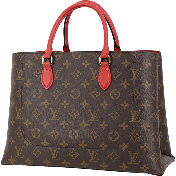 Louis Vuitton Tote Bag 2 Way Bag Flower Tote Monogram Leather