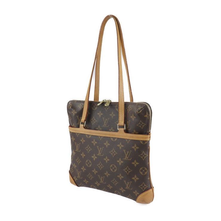 Louis Vuitton Cousin GM Shoulder Bag Monogram Canvas Leather Brown