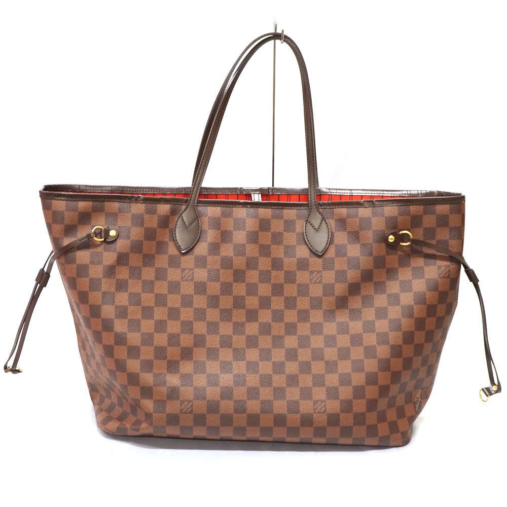 Louis Vuitton Neverfull GM Damier Canvas Tote Bag Brown