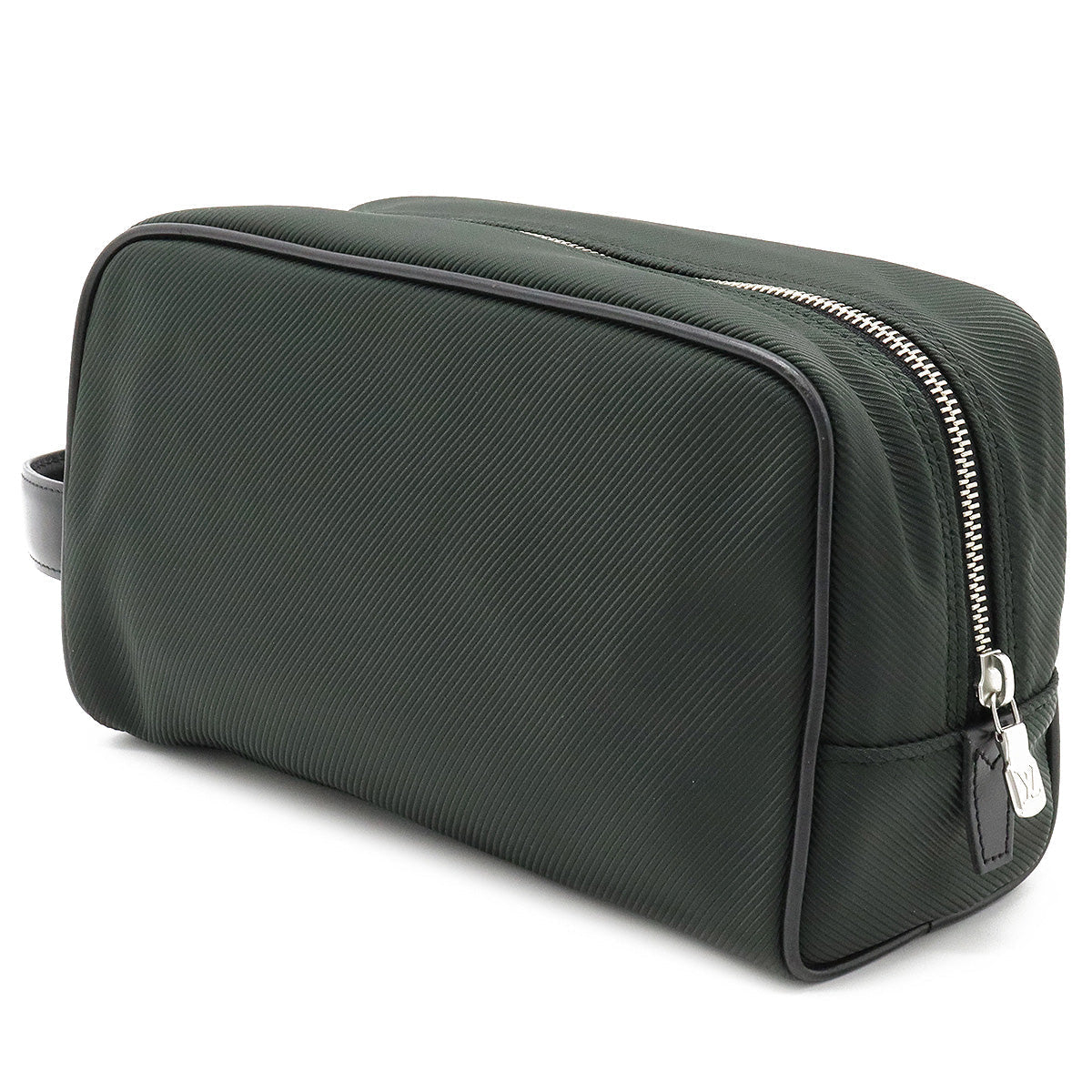 Louis Vuitton Taiga Parana Handbag Canvas Leather Ardoise Black