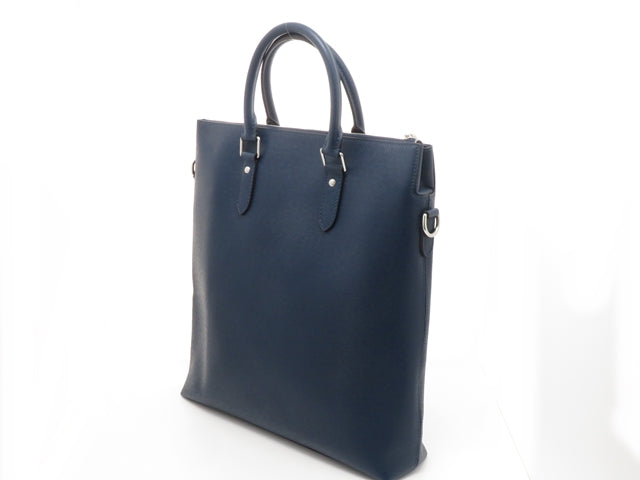 Louis Vuitton Anton Tote Bag Taiga Blue Marine