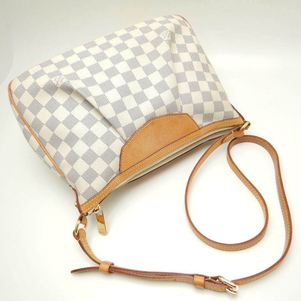 Louis Vuitton Damier Azur Siracusa PM Diagonal Shoulder Bag