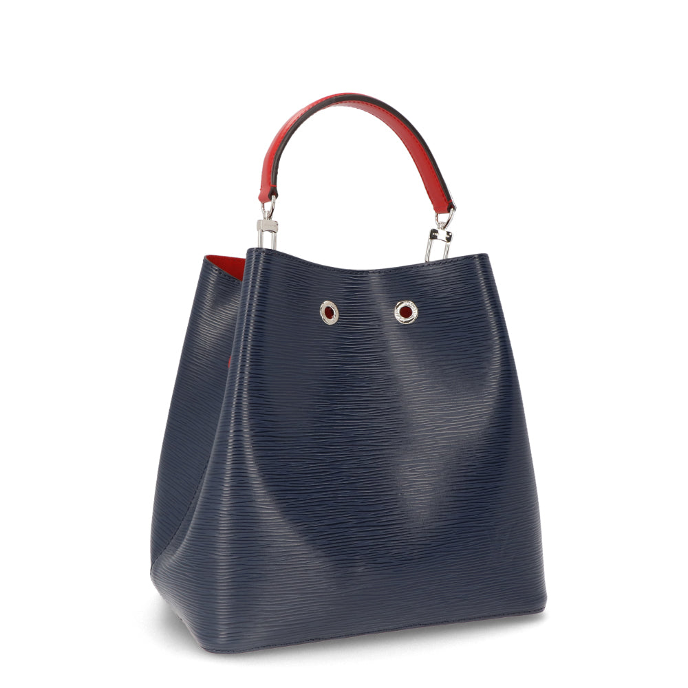 Louis Vuitton Neonoe Shoulder Bag Andigo Hardware Leather