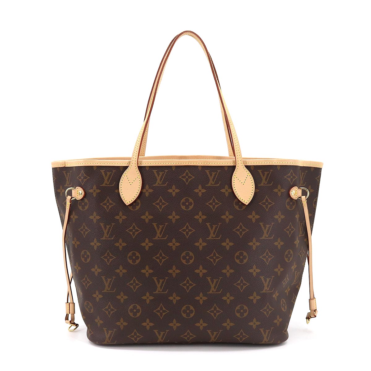 Louis Vuitton Monogram Neverfull MM Tote Bag Brown