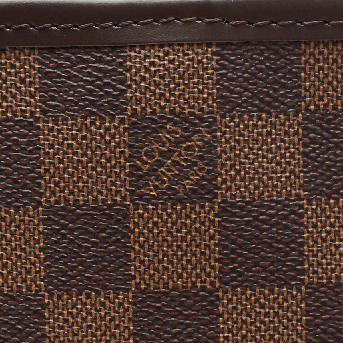 Louis Vuitton Damier Neverfull Tote Bag Brown
