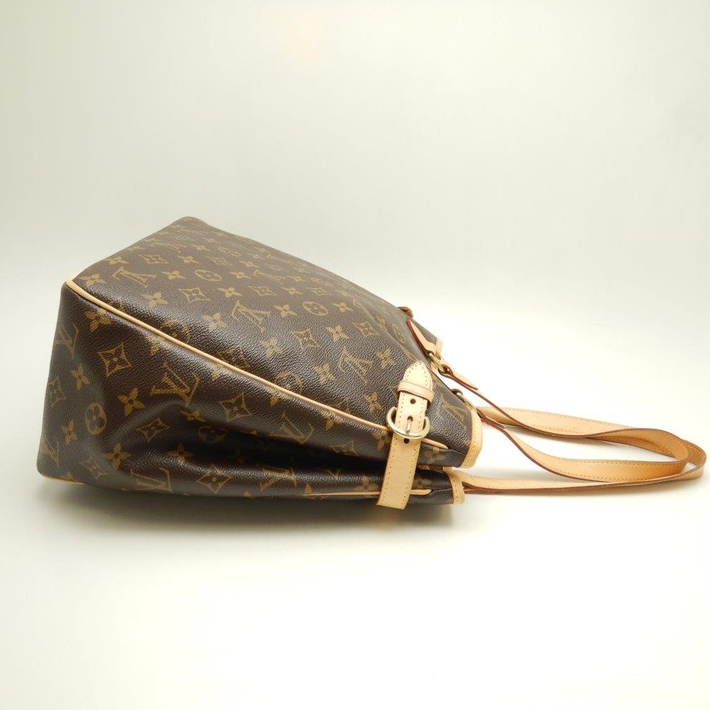 Louis Vuitton  Monogram Batignolles Vertical Brown Shoulder Bag