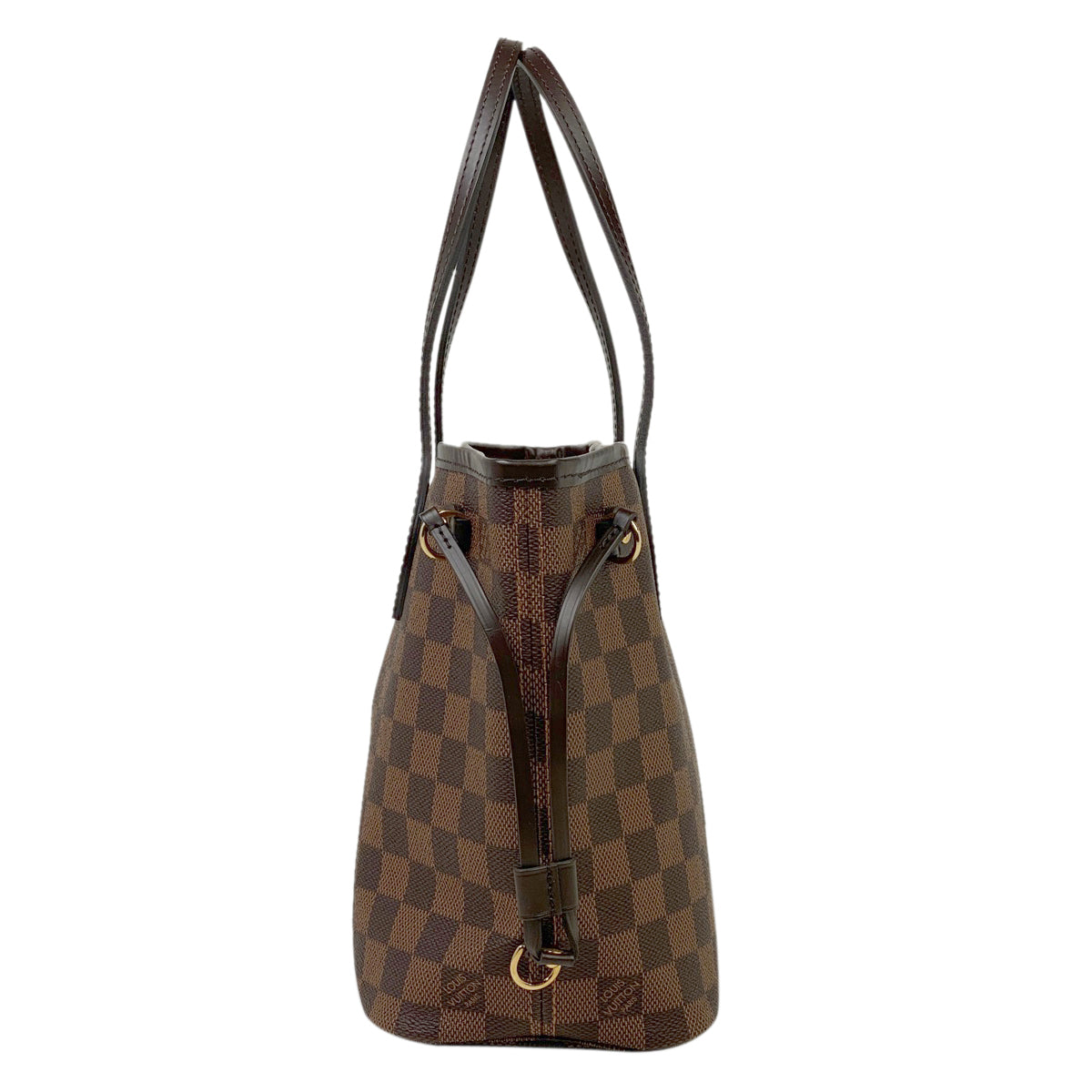 Louis Vuitton Neverfull PM Handbag Tote Bag Damier Brown