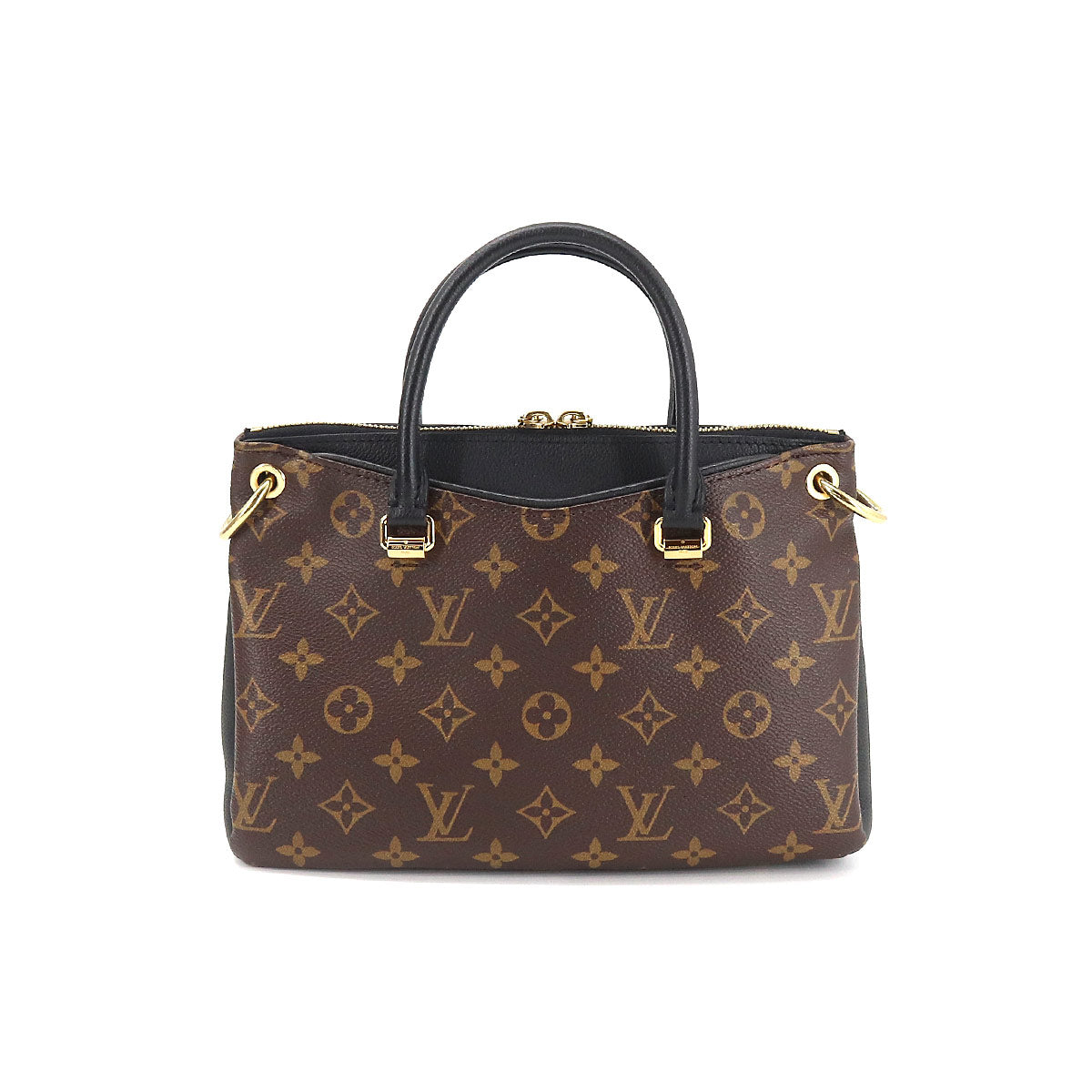 Louis Vuitton Monogram Pallas BB 2 Way Hand Shoulder Bag Brown