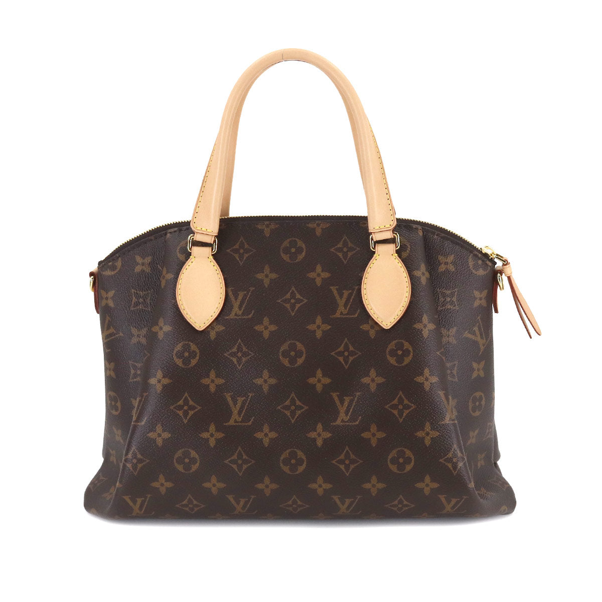 Louis Vuitton Monogram Rivoli MM 2 Way Hand Shoulder Bag Brown