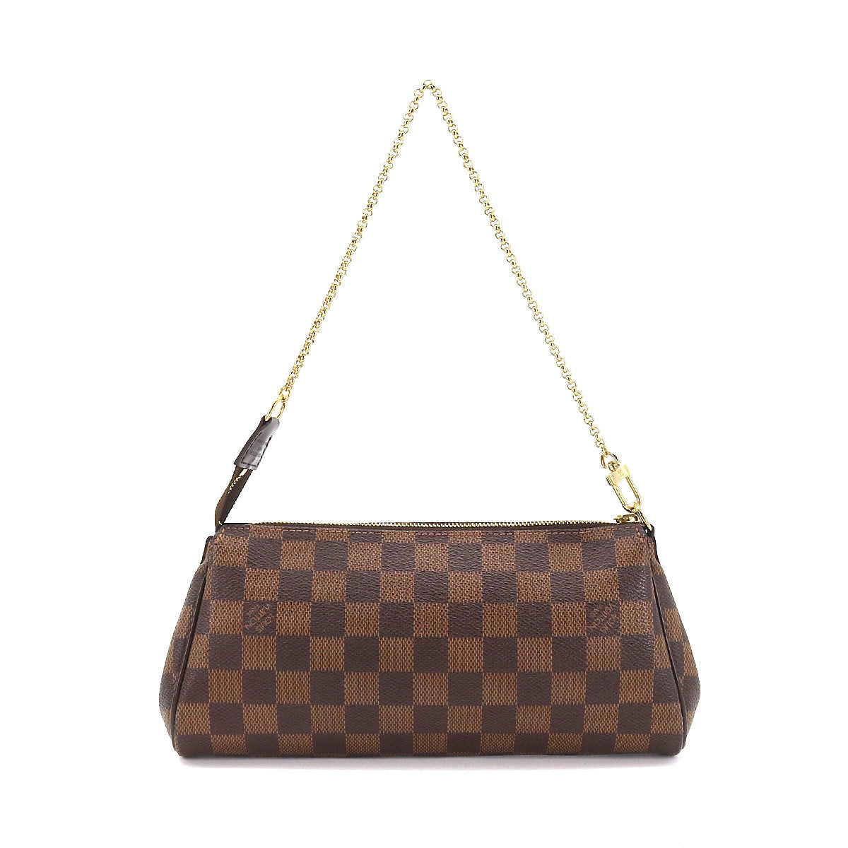 Louis Vuitton Damier Eva 2-way Hand Shoulder Bag Ebene Brown