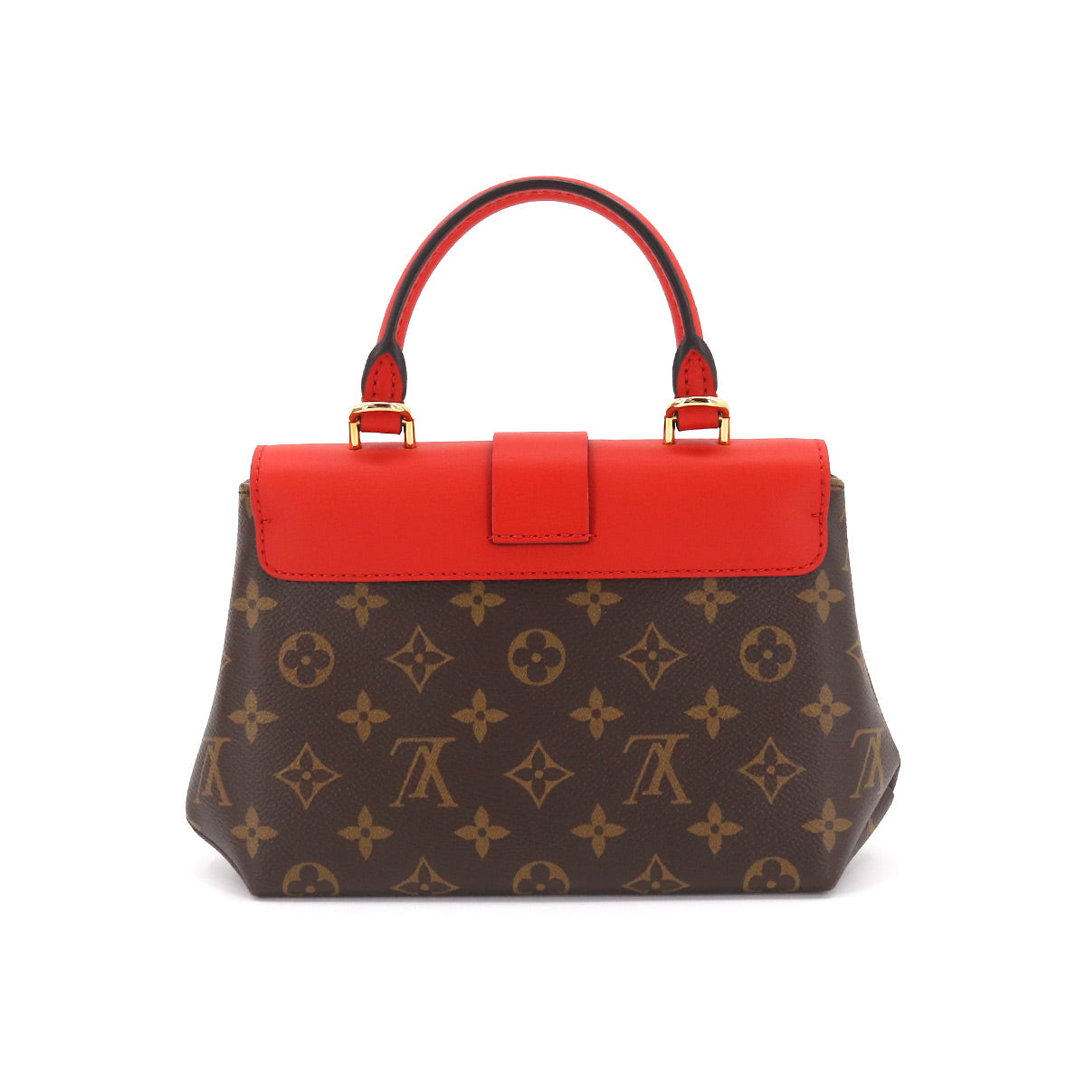Louis Vuitton Monogram Locky BB Shoulder Bag Red