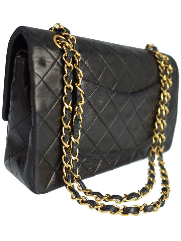Chanel Matelasse Chain Shoulder Bag Black