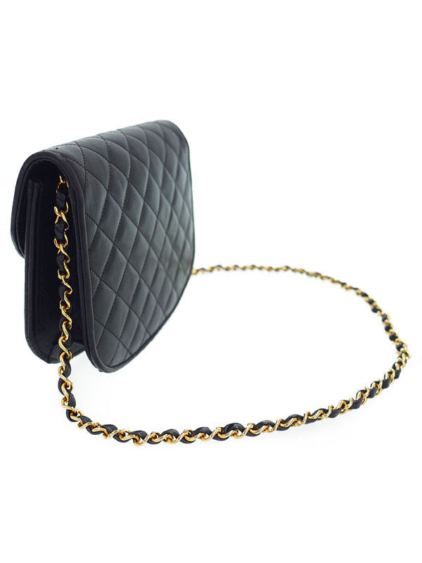 Chanel Matelasse Chain Shoulder Bag Black