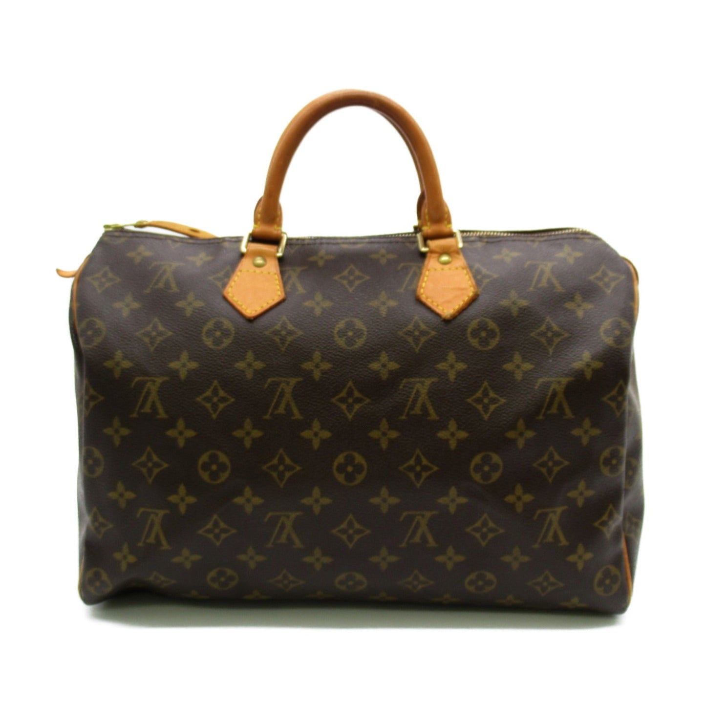 Louis Vuitton Speedy 35 Handbag PVC Coated Canvas Monogram