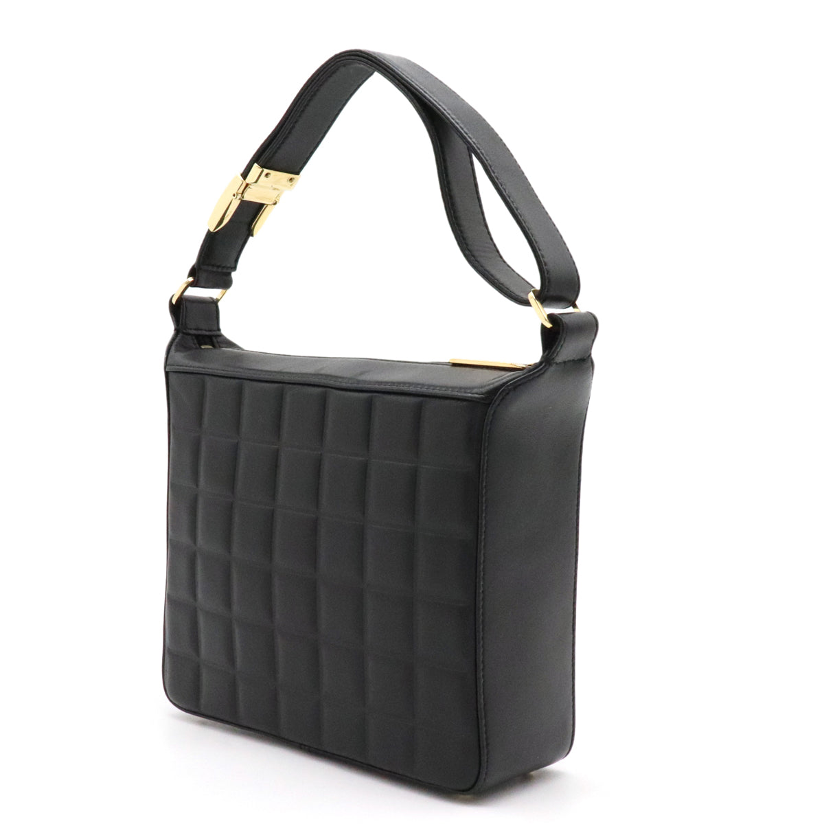 Chanel chocolate bar bag, one-shoulder handbag