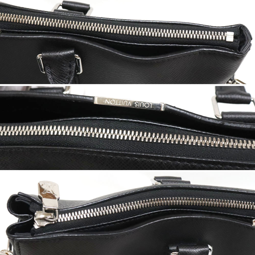 Louis Vuitton Anton Briefcase Taiga Noir