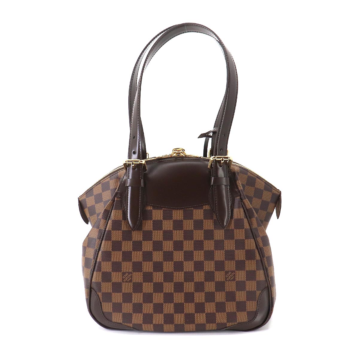 Louis Vuitton Damier Verona MM Shoulder Bag Ebene