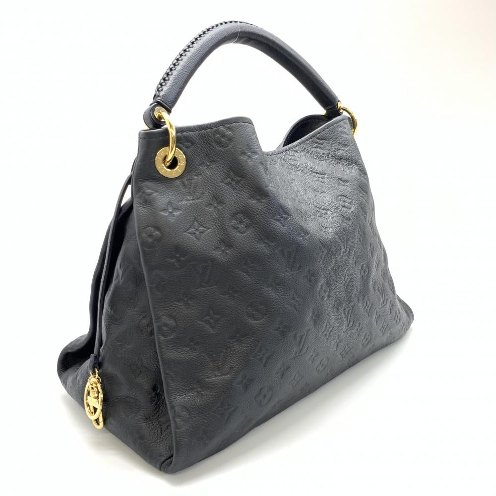 Louis Vuitton Artsy MM Monogram Implant Navy Blue Anfini Hobo Bag
