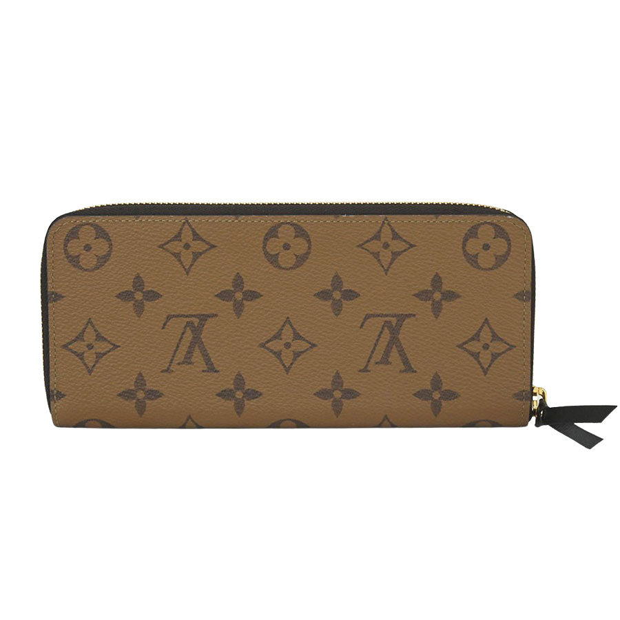 Louis Vuitton Portefeuille Clemence Monogram Reverse Marron Brown
