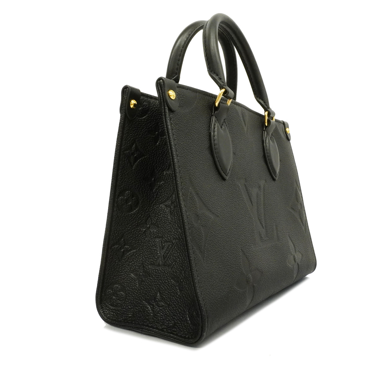Louis Vuitton Monogram Implant On The Go PM Noir Black