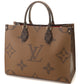 Louis Vuitton Bag On The Go MM Monogram Giant Reverse
