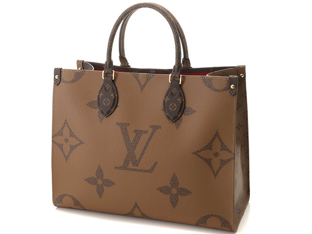 Louis Vuitton Bag On The Go MM Monogram Giant Reverse