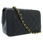 Chanel Diana Chain Shoulder Bag Black