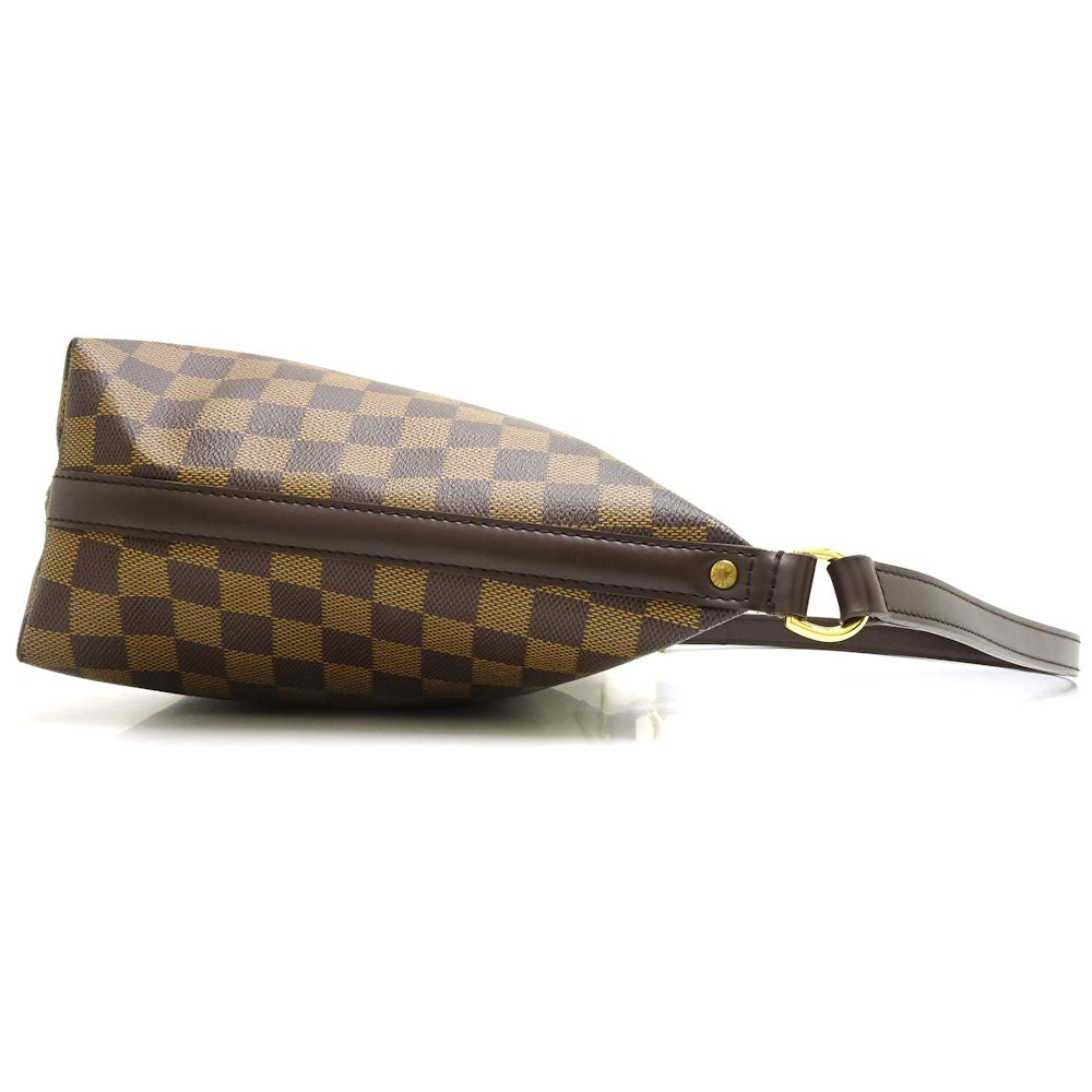 Louis Vuitton Damier Irovo MM Ebene Shoulder Bag Brown