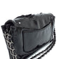 Chanel Camellia Chain Shoulder Bag Black