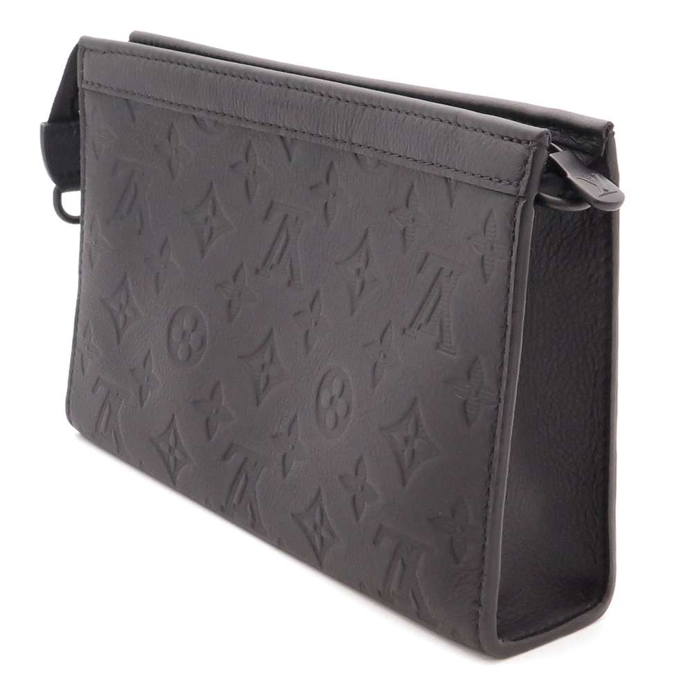 Louis Vuitton Shoulder Bag Monogram Shadow Gaston Wearable Wallet Black