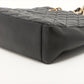 Chanel Matelasse Coco Mark Double Chain Caviar Skin Black