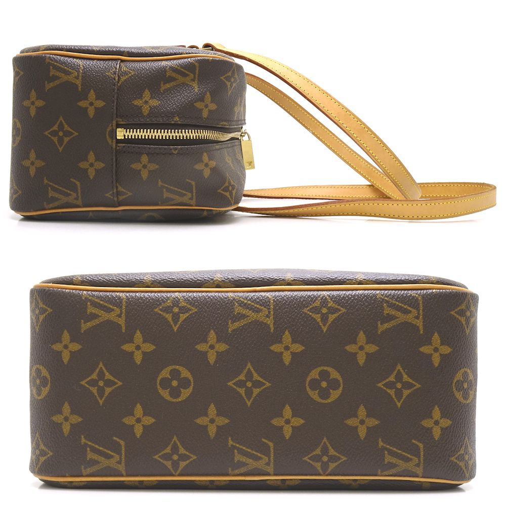 Louis Vuitton Monogram Cite MM Brown Shoulder Bag