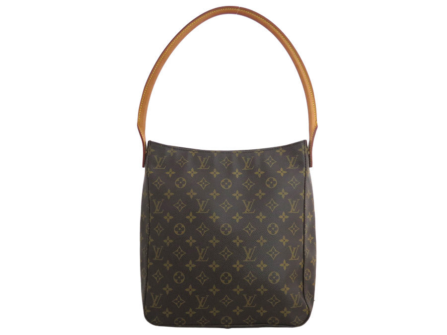 Louis Vuitton Monogram Looping MM Shoulder Bag One Shoulder Brown x Gold Hardware