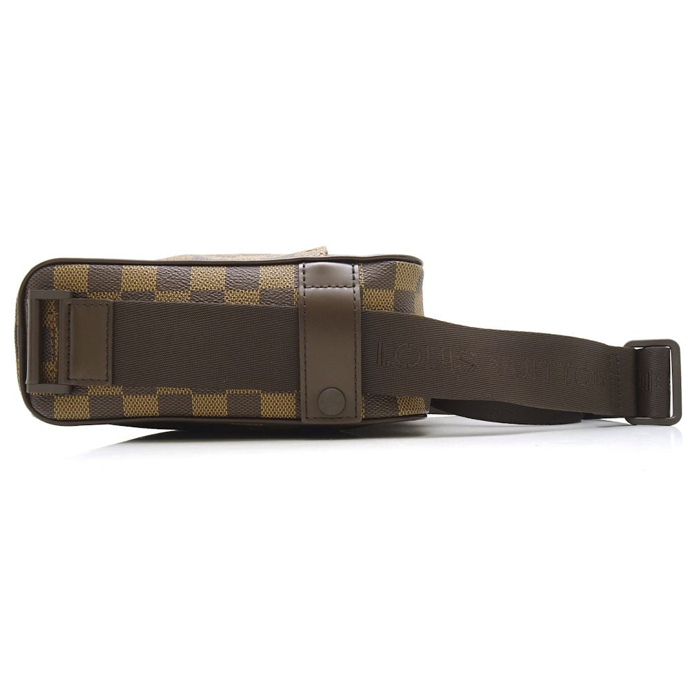 Louis Vuitton Damier Olaf PM Ebene diagonal shoulder brown