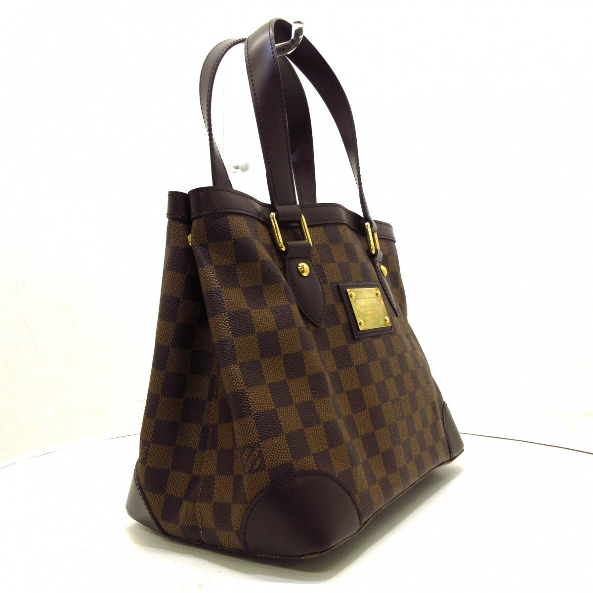 Louis Vuitton Hampstead PM Handbag Ebene Damier Canvas
