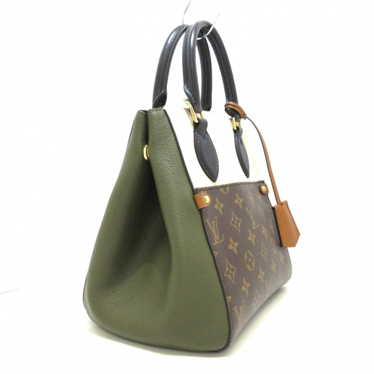 Louis Vuitton Fold PM Tote Bag Claim X Khaki X Noir Monogram Canvas