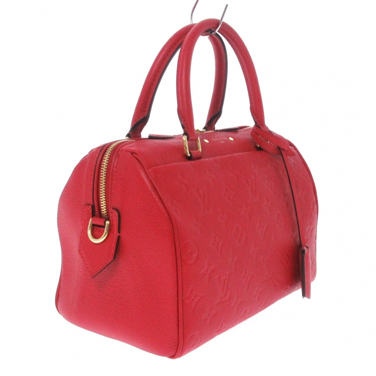 Louis Vuitton Speedy Bandouliere 25 NM Handbag Cerise Smooth Leather