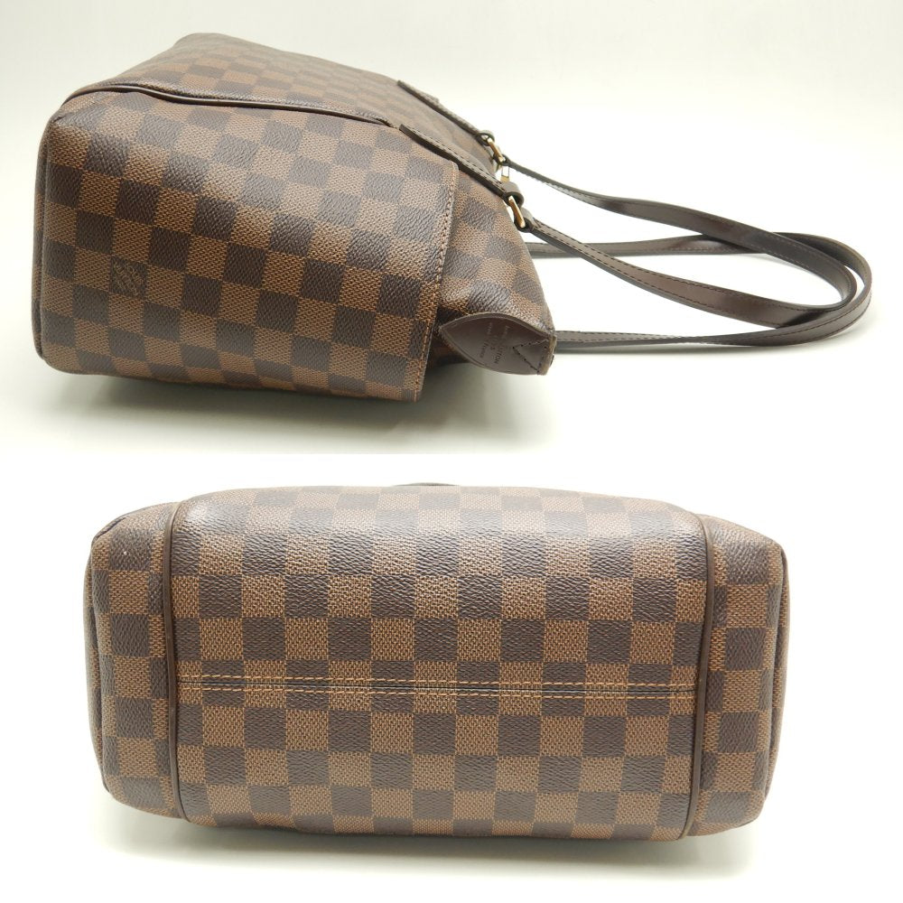 Louis Vuitton Damier Totally PM Ebene Tote Bag Brown