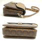 Louis Vuitton Monogram Reverse Pochette Metis MM 2WAY Bag Brown