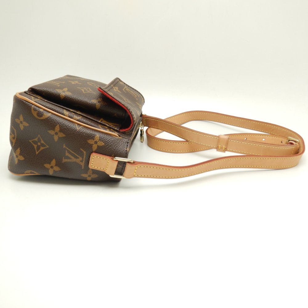 Louis Vuitton Monogram Viva Cite PM Shoulder Bag Brown