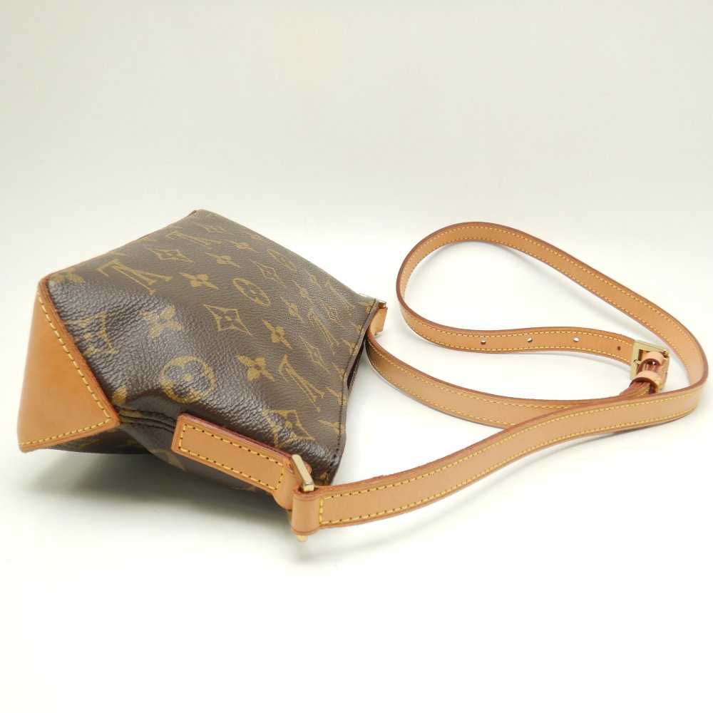 Louis Vuitton Monogram Trotteur Shoulder Bag Brown