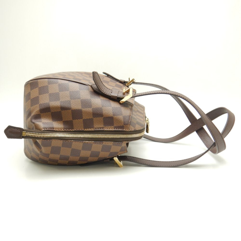 Louis Vuitton Damier Belem MM Ebene Shoulder Bag Brown