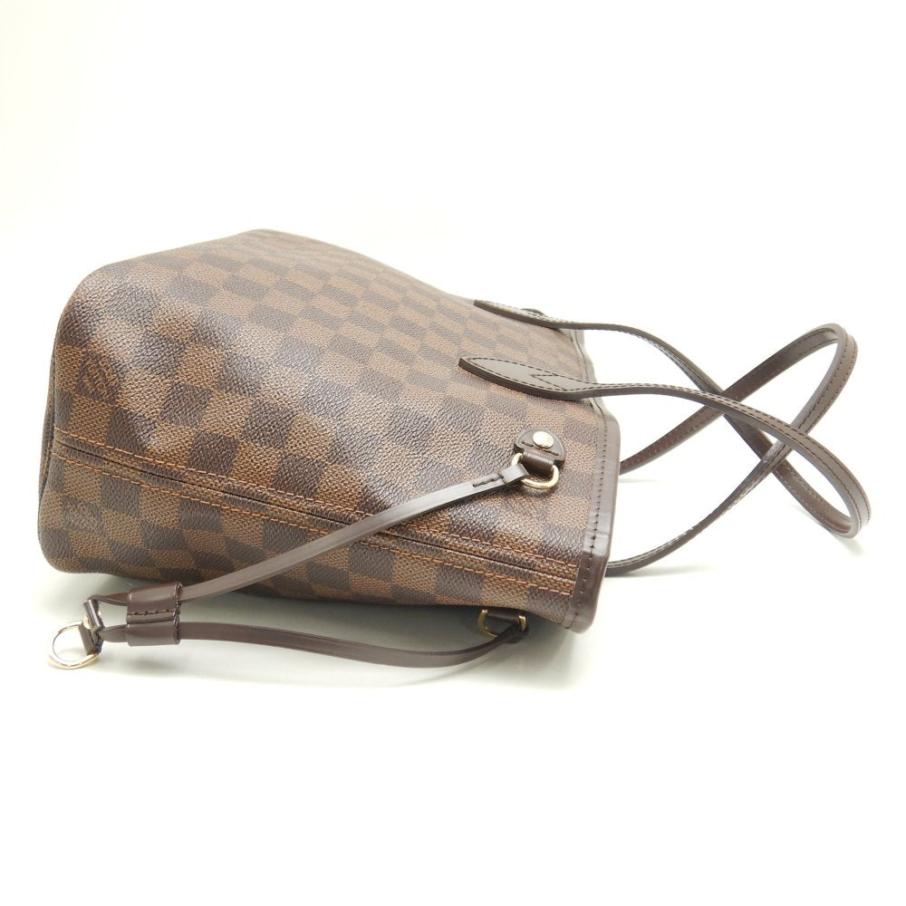 Louis Vuitton Damier Neverfull PM Ebene Tote Bag Brown